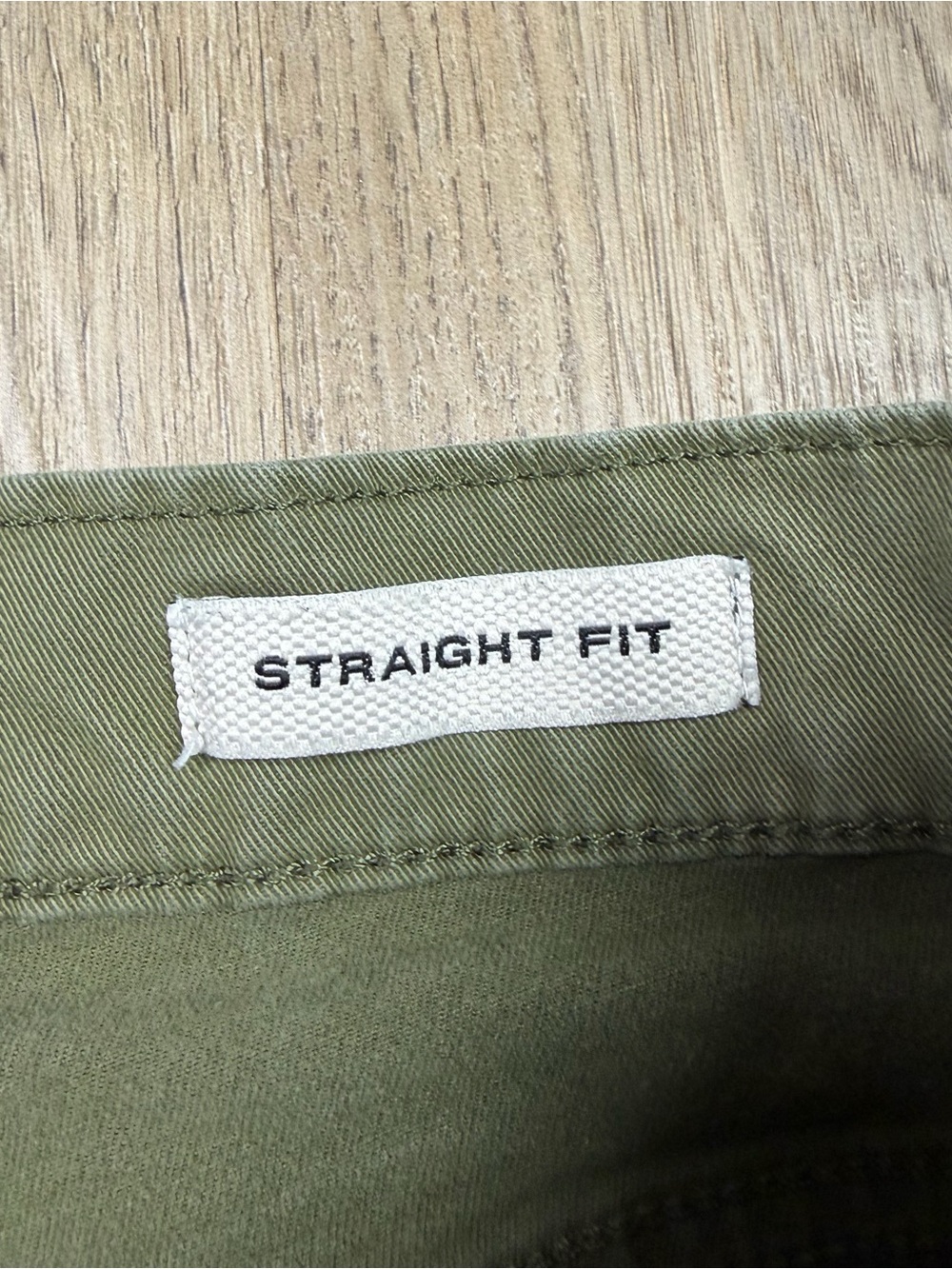 Flint & Tinder Pants Pants Mens size 31x32 Green Chino Classic Straight Fit - Picture 4 of 11